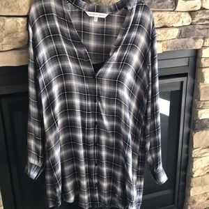 Plaid Long Sleeve Dress